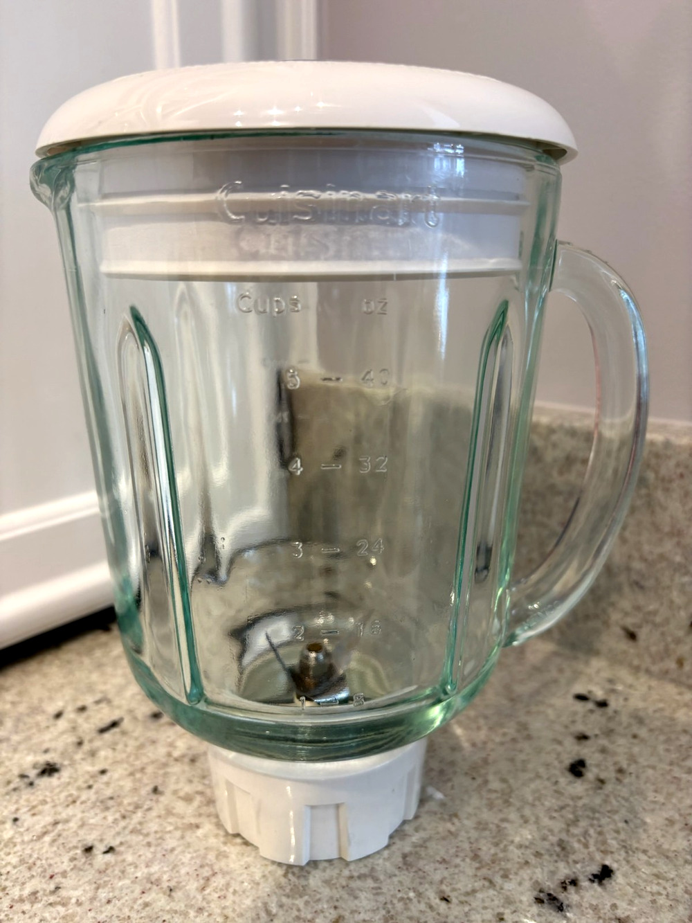 HEAVY GLASS PITCHER FOR QUISINART BLENDER 5 CUP 40 OZ NICE